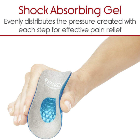 Vive Health -  Gel Heel Cups, Contoured Support