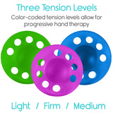 Vive Health - Pack of 3, Hand Extension Exercisers with Squeeze Ball