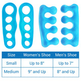 Vive Health - 4Pc Flexible Gel Toe Separators