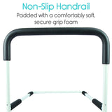 Vive Health - Height Adjustable Steel Bed Safety Rail with Non-Slip Foam