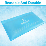 Vive Health - Contoured Neck Ice Pack, Flexible Hot/Cold 6" x 10", Nontoxic with Elastic Strap