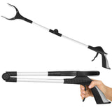 Vive Health - 32” Folding Reacher Grabber with 4" Rotating Claw - Supports up to 5 lbs