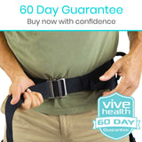 Vive Health - Heavy Duty Transfer Belt with Leg Straps, 300 lbs Capacity