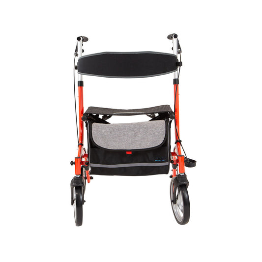Vive Health - 4-Wheel Rollator Walker, 300 lbs Weight Capacity (2 Pack)