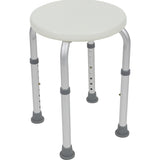 Vive Health - 12.5" Seat Shower Stool w/ Adjustable Height, Rust Proof