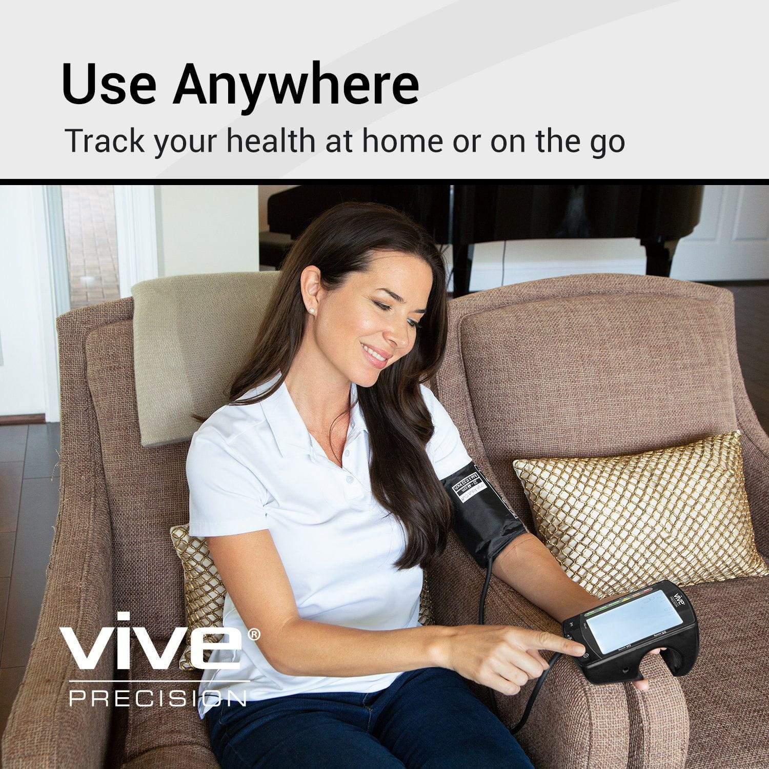 Vive Health -  Blood Pressure Monitor Compatible with Smart Devices