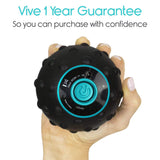 Vive Health - 3.5" Vibrating Massage Ball with Heat, Textured Silicone