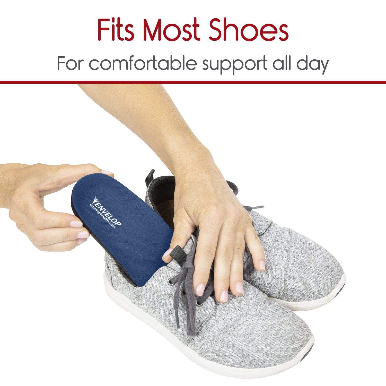 Vive Health - Envelop - 3/4 Length Orthotic Insole, Antimicrobial