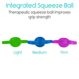 Vive Health - Pack of 3, Hand Extension Exercisers with Squeeze Ball