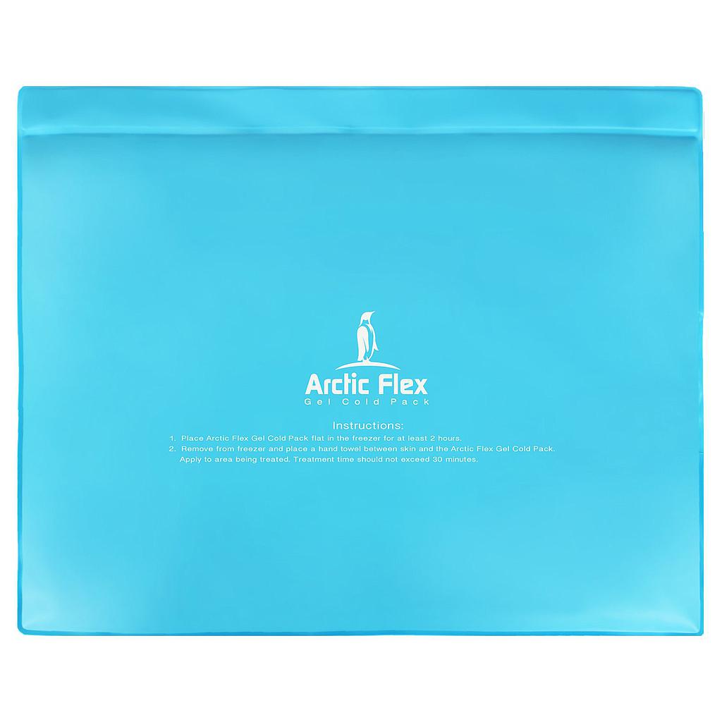 Vive Health - Ice Pack, Flexible Hot/Cold 11" x 14", Nontoxic with Elastic Strap