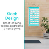 Vive Health - Bodyweight Workout Poster, Full Color, One-Sided, Laminated