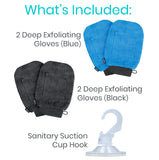 Vive Health - Exfoliating Gloves Refresh & Rejuvenate Your Skin