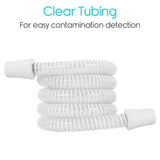 Vive Health - Universally Compatible CPAP Tubing for All CPAP Machines, Lightweight with Flexible 6’ Tubing and Universal Connectors