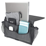 Vive Health - Bedside Caddy, 13.5" Wide, Mesh Pockets, Extra-Long Flap