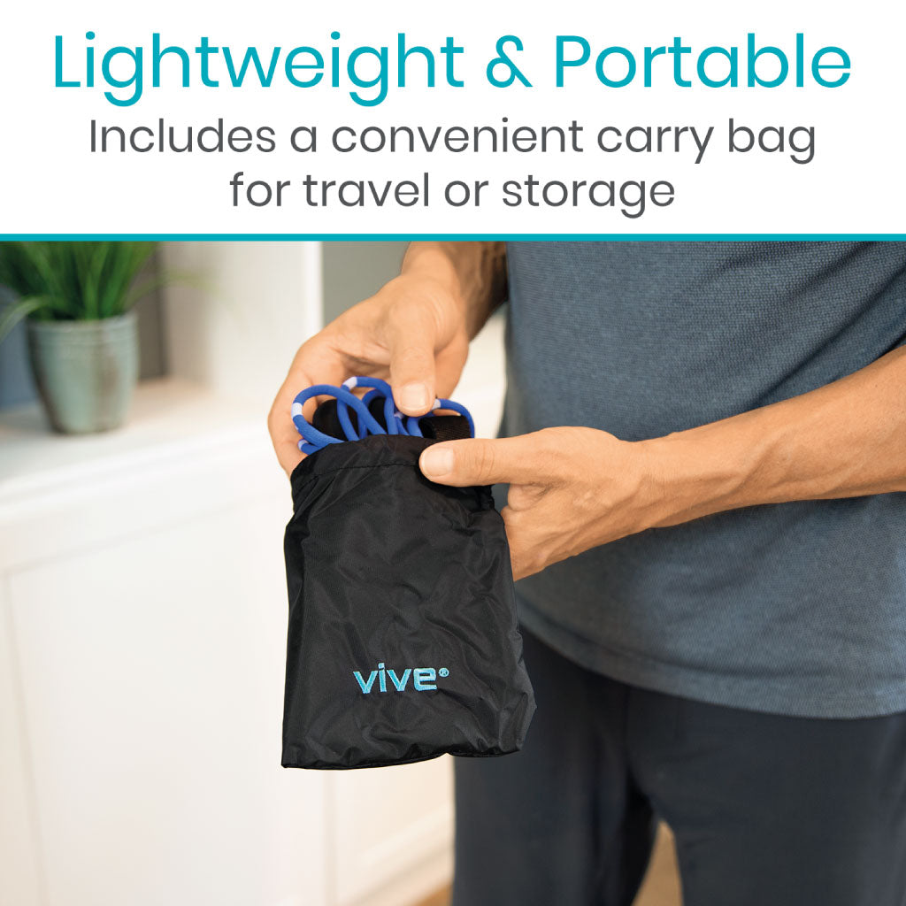 Vive Health - Shoulder Pulley, Metal/Nylon Pulley, Rope w/Door Anchor