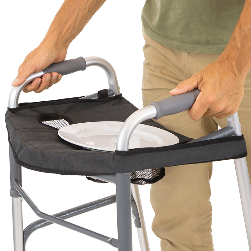 Vive Health - Walker Tray, Strong Foldable Design, Fits Standard Walkers