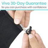 Vive Health - Easy Grip Zipper Pull, Works with Existing Zipper, Black, Pack of 10