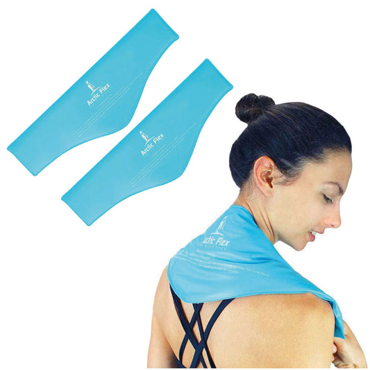 Vive Health - Pack of 2 - Neck Ice Pack, Flex Hot/Cold, 22" x 7.5", Nontoxic