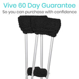 Vive Health - 3" Thick Sheepskin Crutch Pads