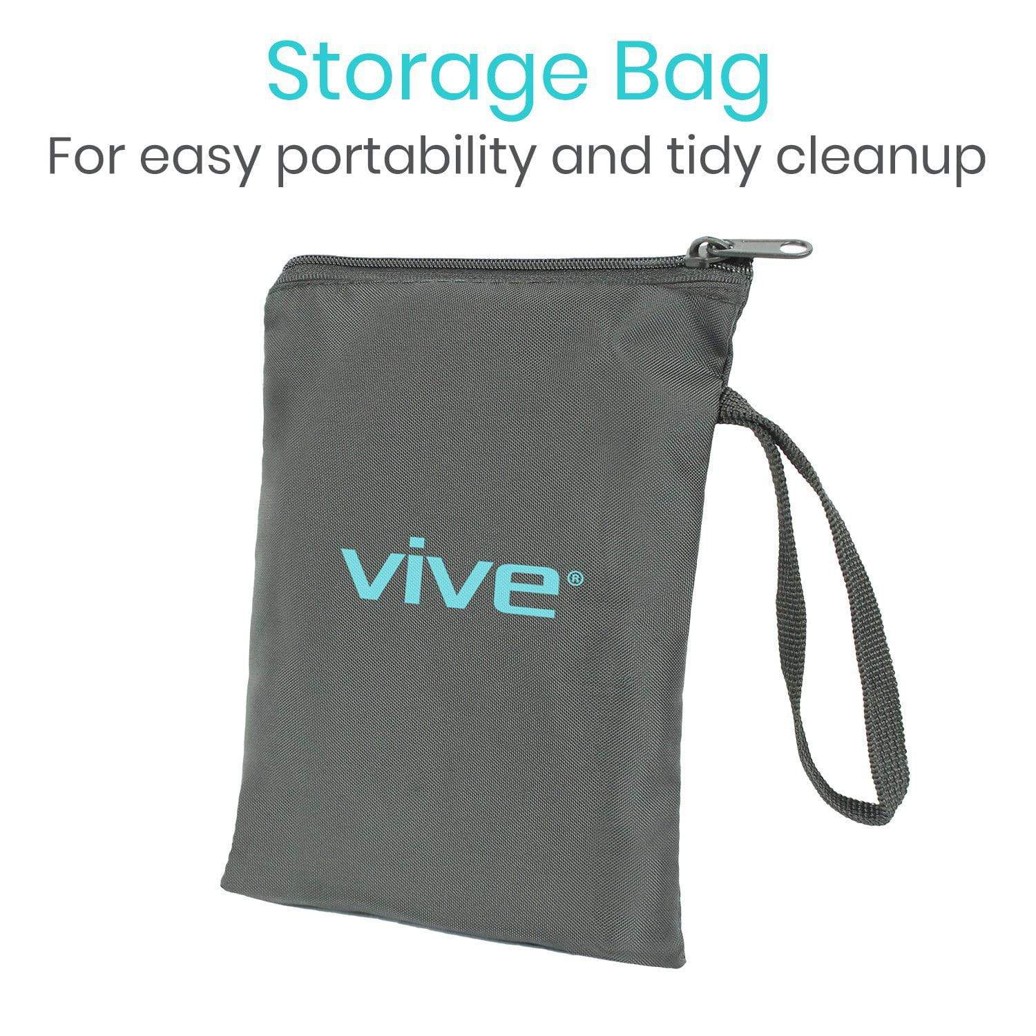 Vive Health - Stretch Strap, 75" with 10 Loops, Nylon Material, Includes Guide and Carry Pouch, Teal