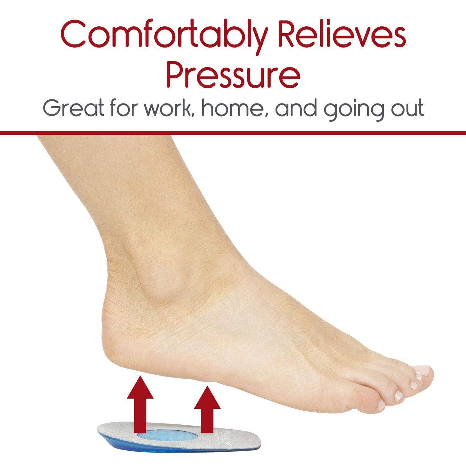 Vive Health -  Gel Heel Cups, Contoured Support