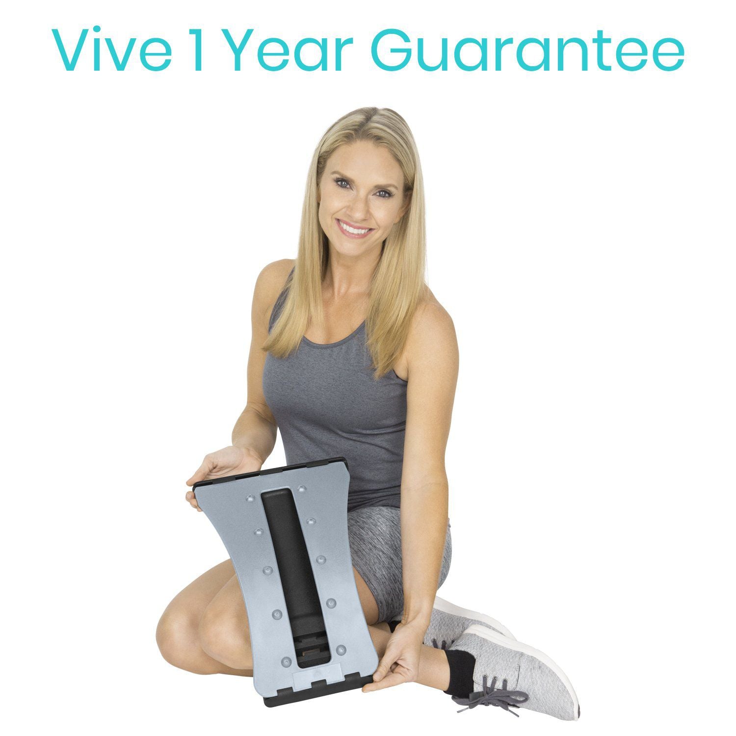 Vive Health - Grooved Multi-Level Back Stretcher, 440 lbs Capacity