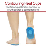Vive Health -  Gel Heel Cups, Contoured Support