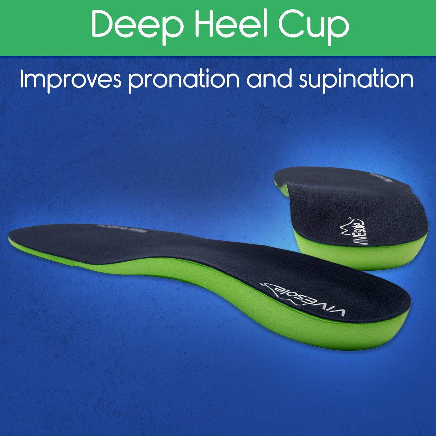 Vive Health -  Plantar Series - Full Length Insoles