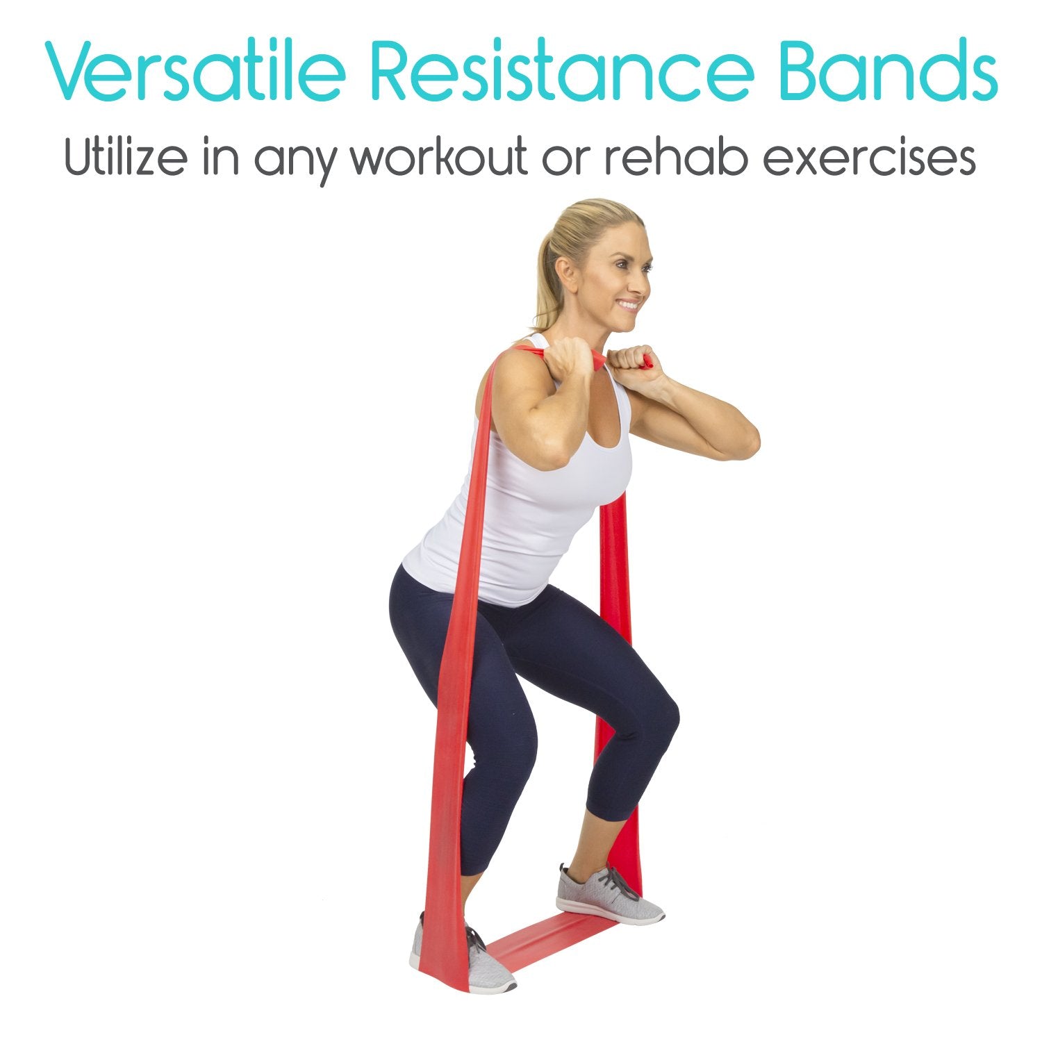 Vive Health - Resistance Band Roll 25yd, Latex-Free, Dispenser Box