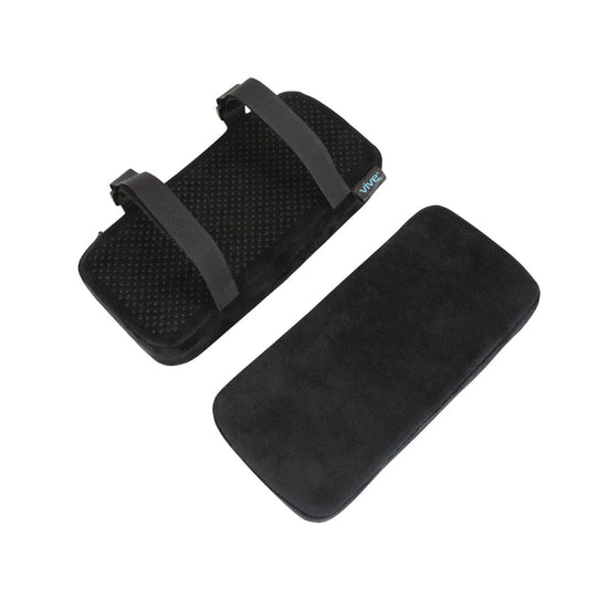 Vive Health - 2CT Black Memory Foam Armrest Pads, Nonslip Cover