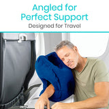 Vive Health - Xtra-Comfort - Headrest Travel Pillow, Navy