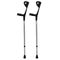 Vive Health - Forearm Crutches, Adjustable 31"-40" at Handgrip, Molded Arm Cuff, Lightweight Aluminum, Black