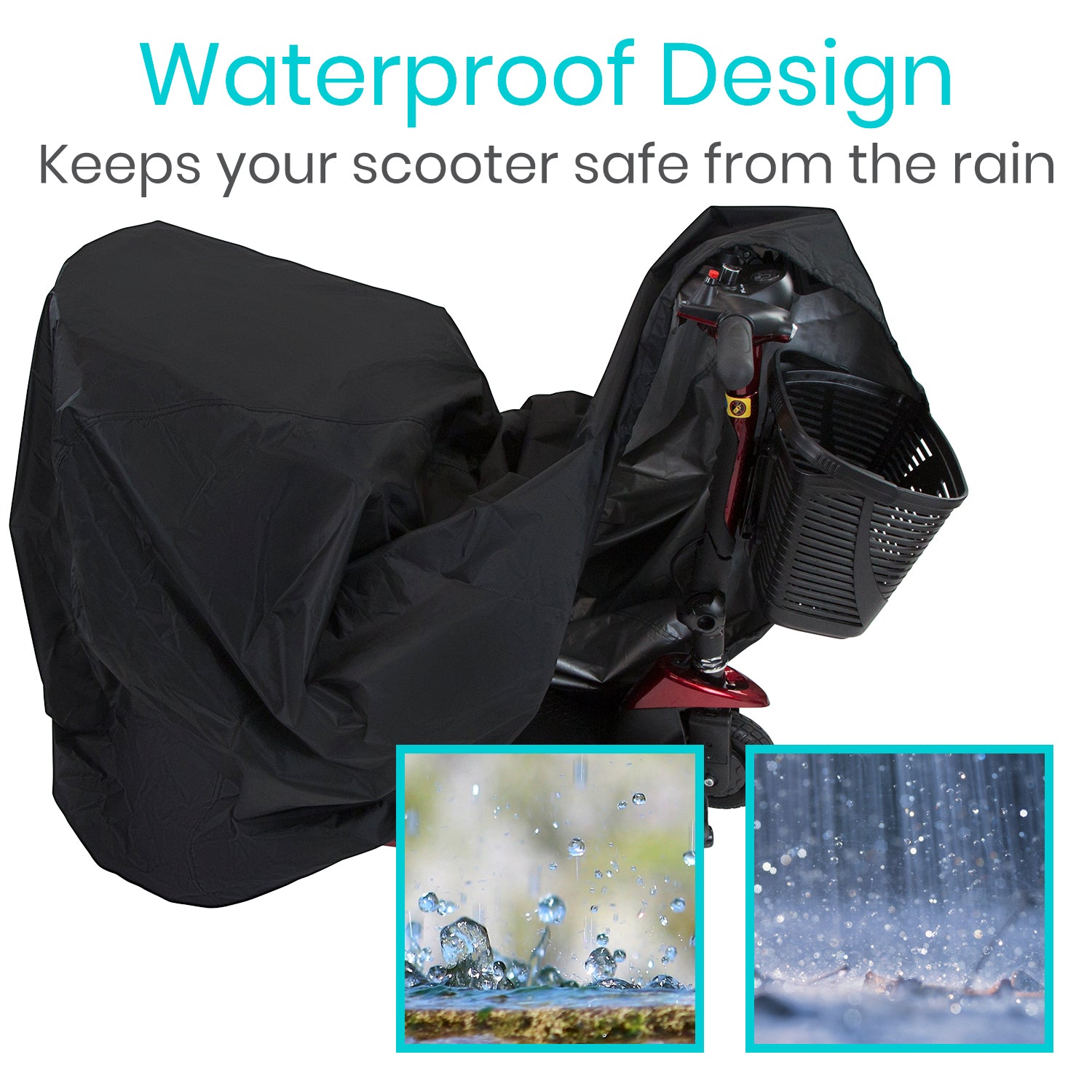 Vive Health - Durable Weatherproof Mobility Scooter Cover