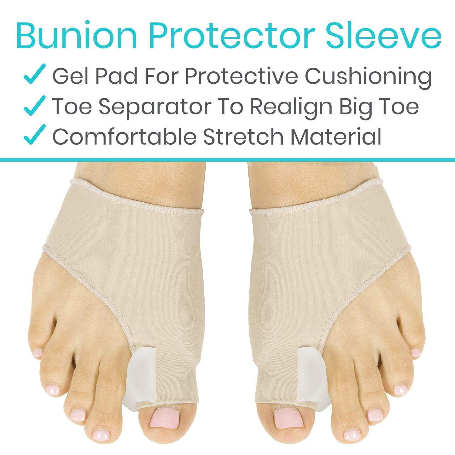 Vive Health - 11pcs Bunion Kit Gel Pads Sleeves