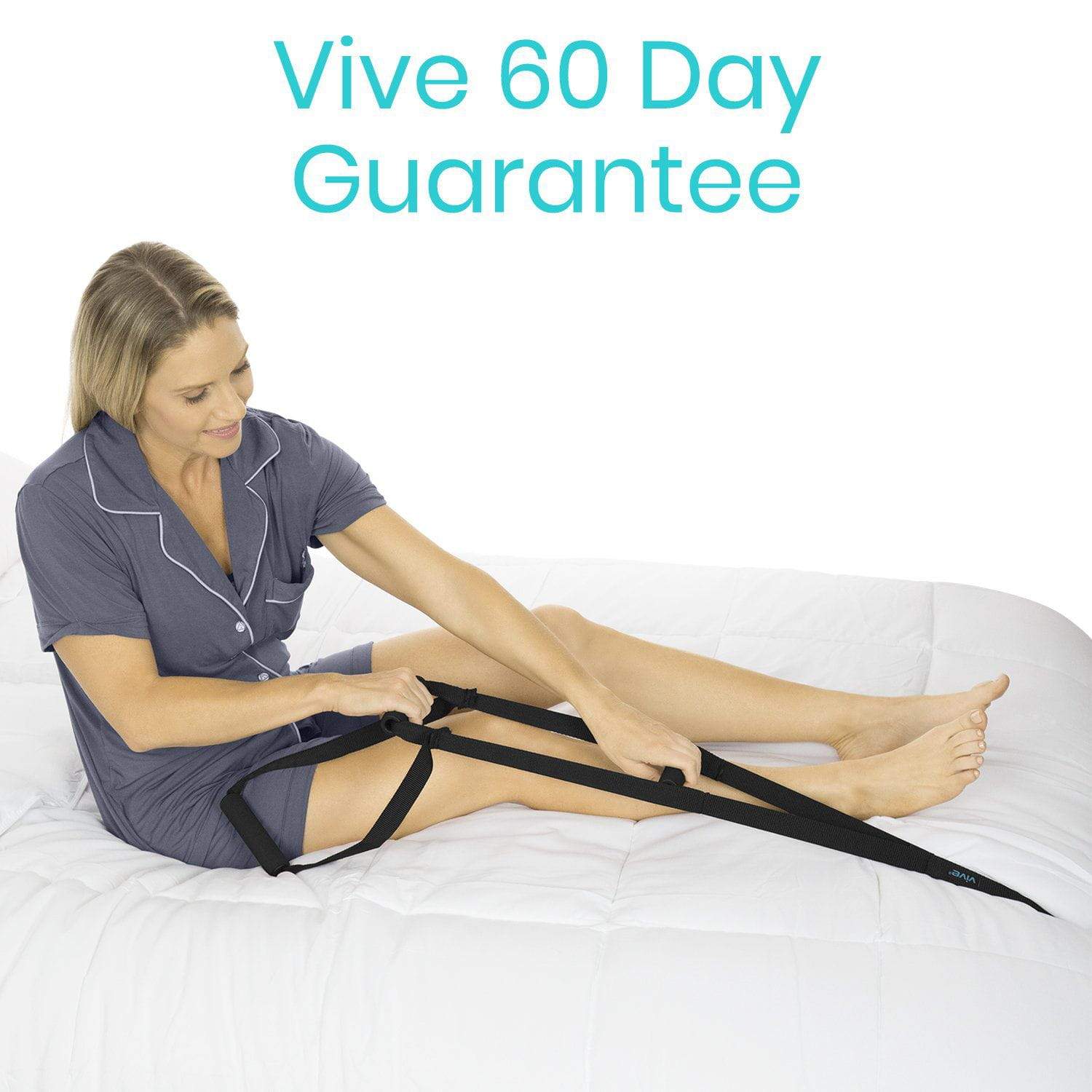 Vive Health -  Bed Ladder with Adjustable Buckle Strap and Foam Grips, Supports up to 300 lbs