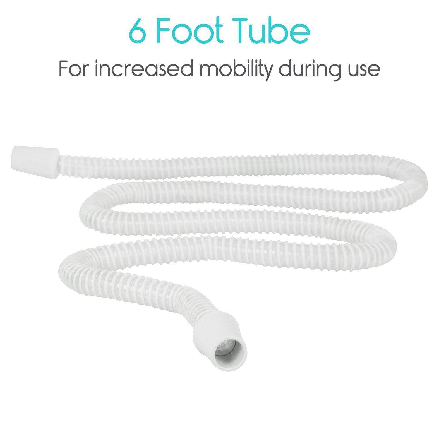 Vive Health - Universally Compatible CPAP Tubing for All CPAP Machines, Lightweight with Flexible 6’ Tubing and Universal Connectors