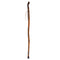 Vive Health - Wooden Walking Stick, Clear Finish, Grooved Handle