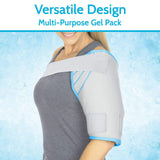 Vive Health - 14" x 13" Multipurpose Ice Wrap, Hot/Cold, Removable Cover