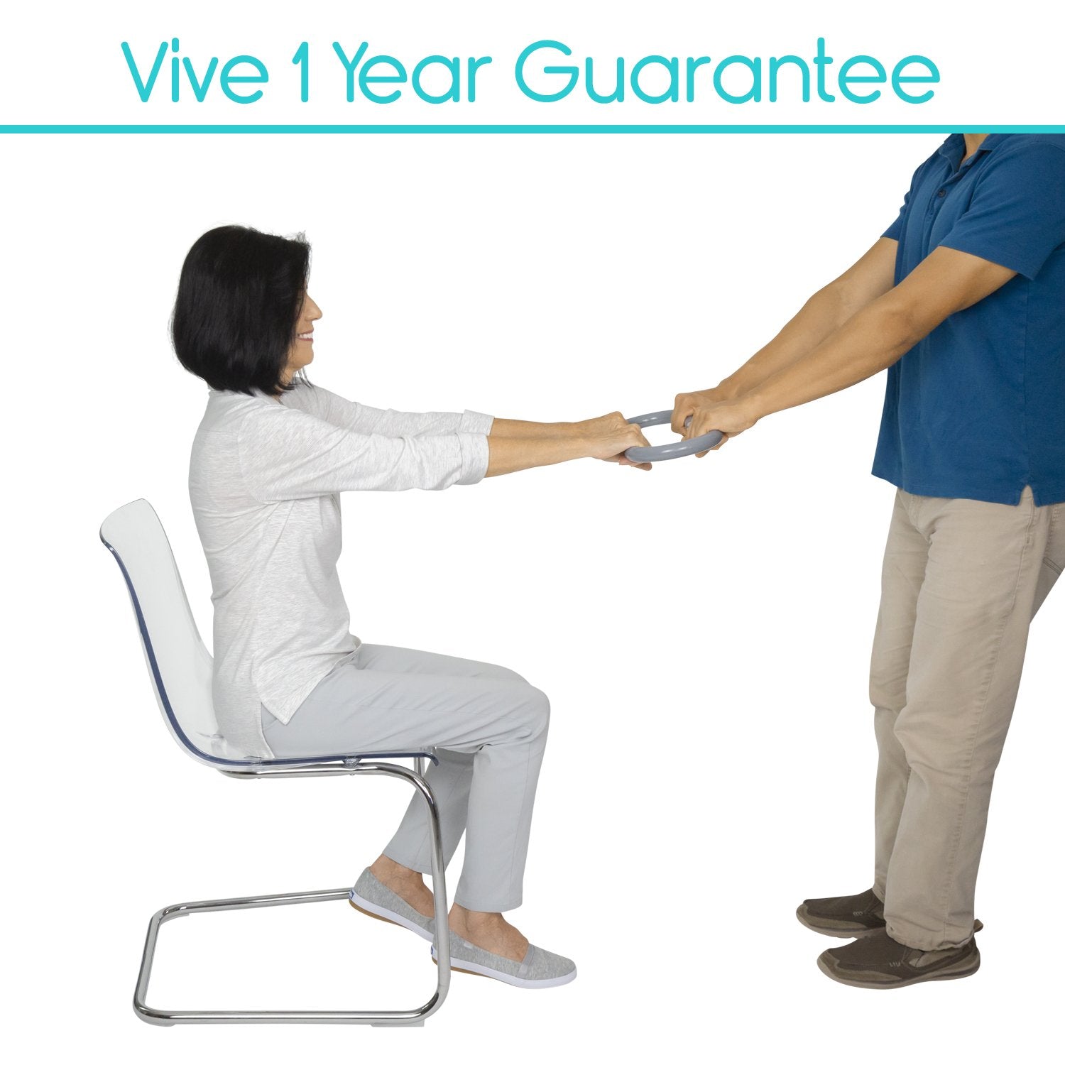 Vive Health - Stand Assist Handle, Contoured Nonslip Grip, Portable, 2 Pack
