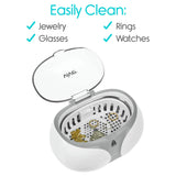 Vive Health - Ultrasonic Cleaner, Large Tank with Tray, Watch Stand