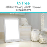 Vive Health - Sun Lamp, LED UV-Free, 3 Intensities, 10,000 Lux, Dimmer