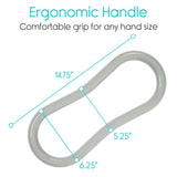 Vive Health - Stand Assist Handle, Contoured Nonslip Grip, Portable