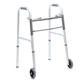 Proactive Medical | Walker Adult With Wheels Steel 350lb Capacity - 4ea/cs | PM1052