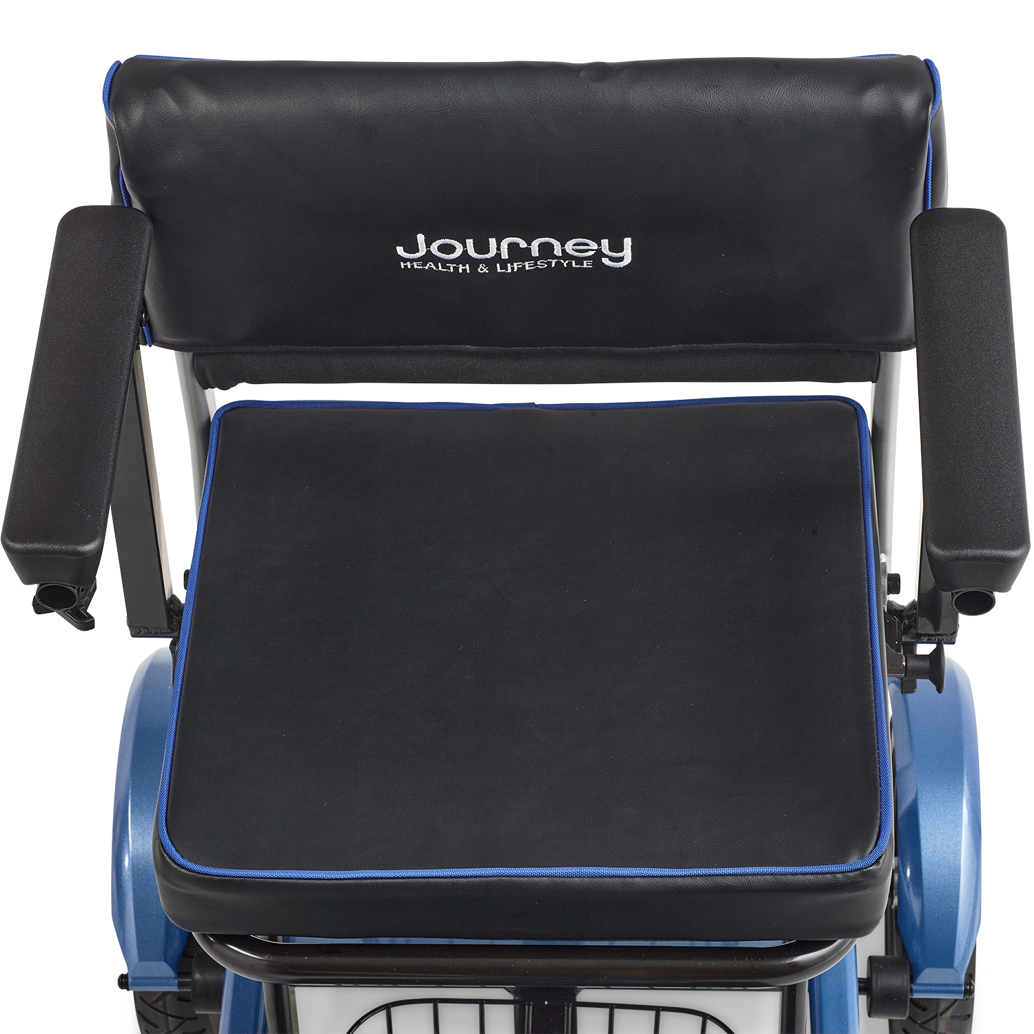 Journey - Perfect Walker Folding Power Scooter - Blue